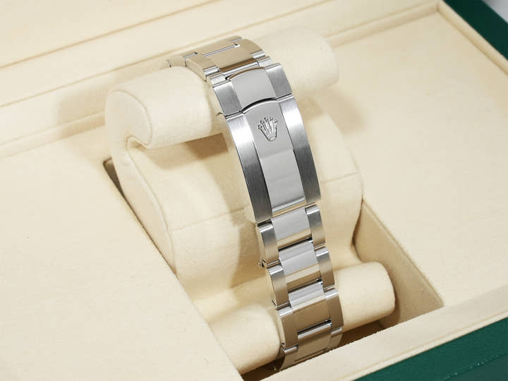 Rolex Datejust 36 Ref. 126234 Stainless Steel/White Gold Bright Blue Dial Oyster Bracelet Used 5hxno6vf