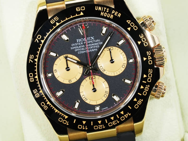 ロレックス デイトナ Ref.116518LN イエローゴールド ブラックxシャンパン文字盤 中古 w2nmnvyp