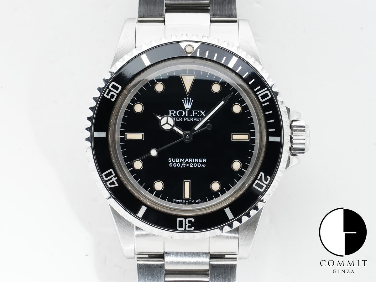 Rolex Submariner Ref. 5513 Stainless Steel Black Dial Used mg64cb5c