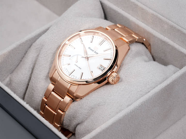 Grand Seiko 9R Spring Drive Ref. SBGA364 Pink Gold Silver Dial Unworn zhrbh3et