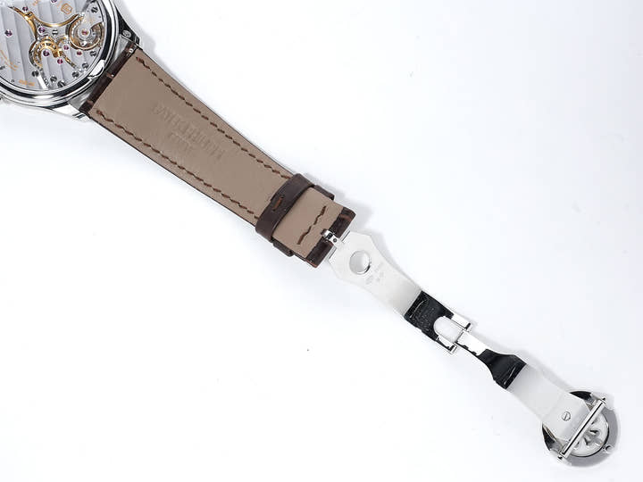 Patek Philippe Calatrava Ref. 6196P-001 Platinum, Rose Gold Gilded Opaline Dial, Beautiful Pre-owned Condition, kng24ru9