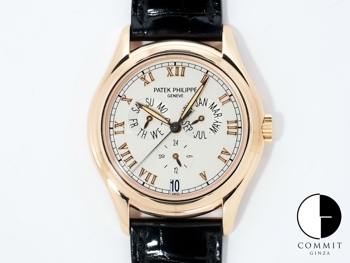 Patek Philippe Annual Calendar Ref. 5035R-001 Rose Gold Silver Dial, Pre-owned in Excellent Condition j6suki2b