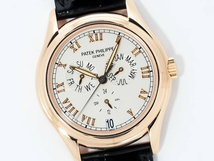 Patek Philippe Annual Calendar Ref. 5035R-001 Rose Gold Silver Dial, Pre-owned in Excellent Condition j6suki2b