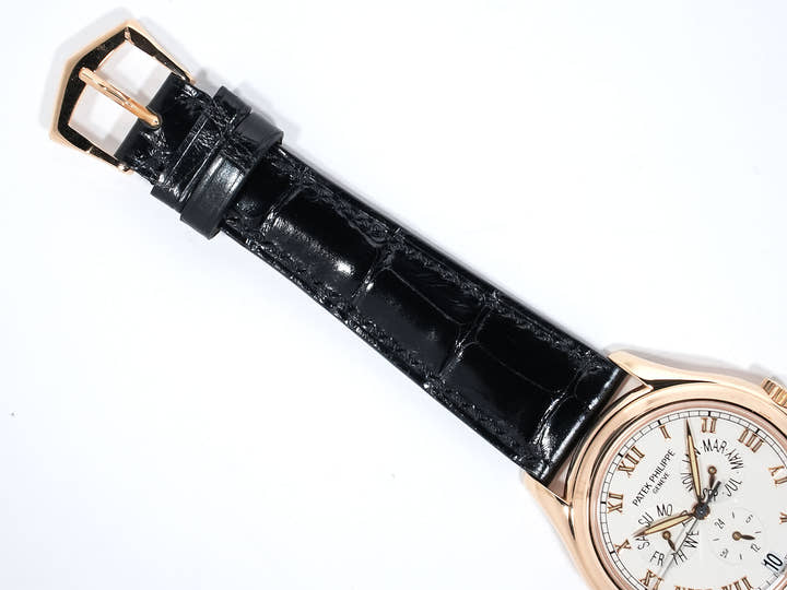 Patek Philippe Annual Calendar Ref. 5035R-001 Rose Gold Silver Dial, Pre-owned in Excellent Condition j6suki2b