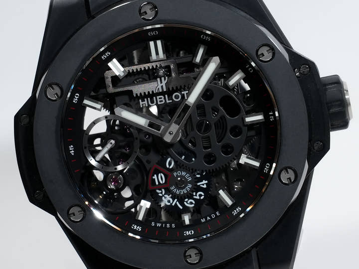 Hublot Big Bang MECA-10 Black Magic Ref. 414.CI.1123.RX Ceramic Skeleton Dial Pre-owned to4dj356