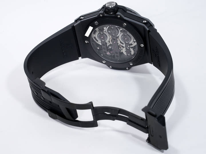 Hublot Big Bang MECA-10 Black Magic Ref. 414.CI.1123.RX Ceramic Skeleton Dial Pre-owned to4dj356