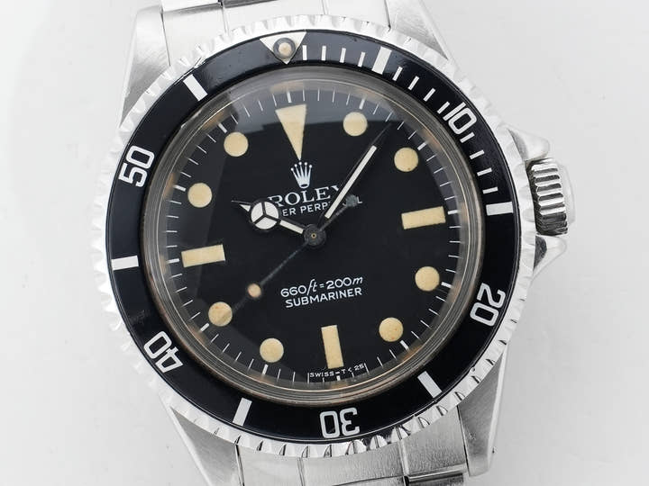 ロレックス サブマリーナー Ref.5513 ステンレススチール ブラック文字盤 中古 ecndfsnn