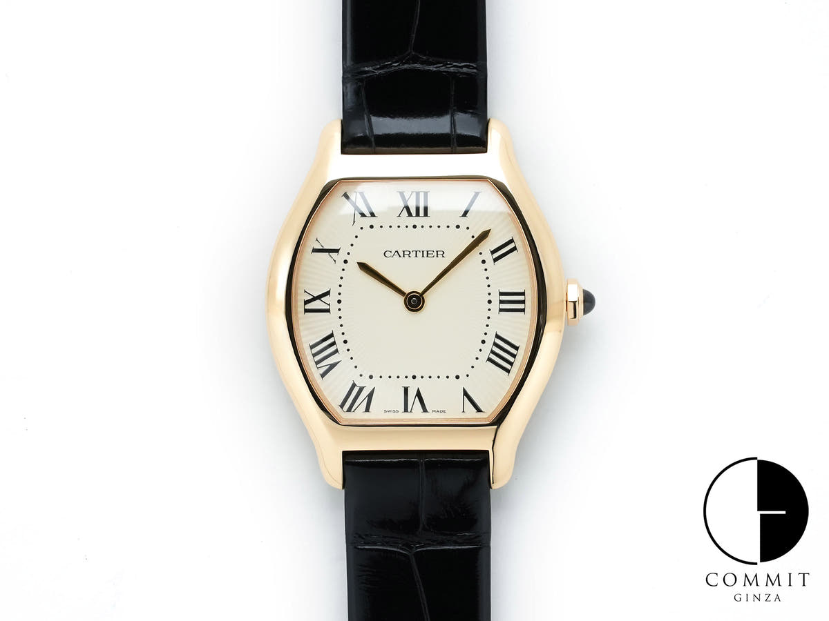 Cartier Tortue Ref. WGTO0015 Yellow Gold Champagne Dial Unworn f5u6yttd