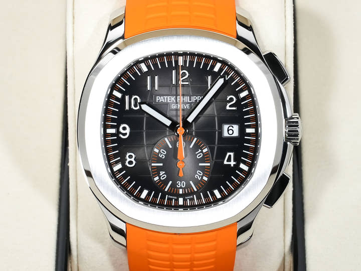 Patek Philippe Aquanaut Chronograph Ref. 5968A-001 Stainless Steel Black Dial Unworn k3akxfu7