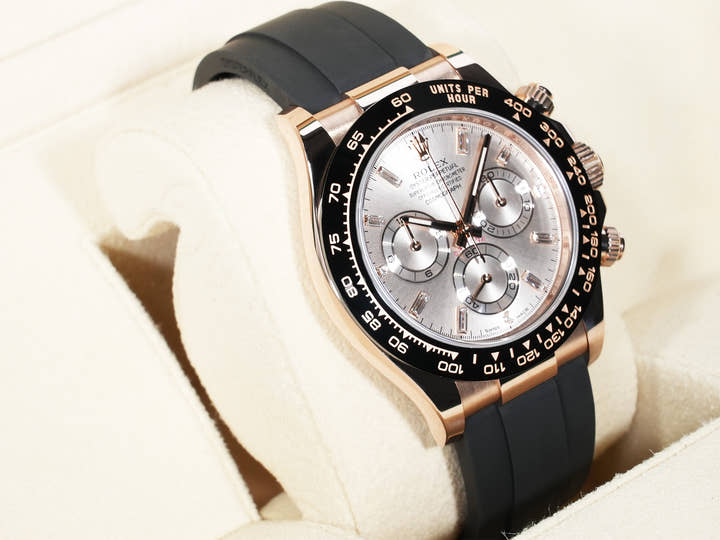 ロレックス デイトナ Ref.116515LNA エバーローズゴールド サンダストx11Pダイヤ文字盤 美中古 xkq8uu9g