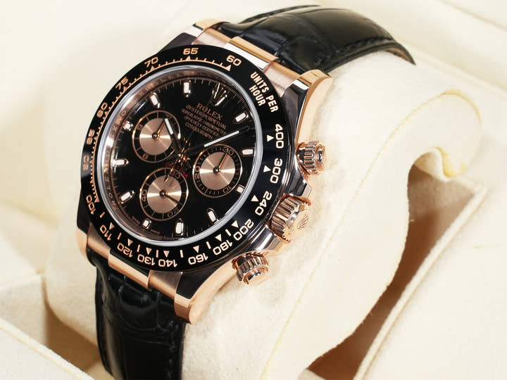 ロレックス デイトナ Ref.116515LN エバーローズゴールド ブラックxピンク文字盤 美中古 bchivxm7