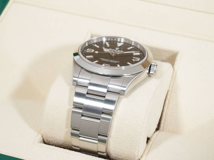 ロレックス エクスプローラー40 Ref.224270 ステンレススチール ブラック文字盤 オイスターブレスレット 美品 qep5n3gq