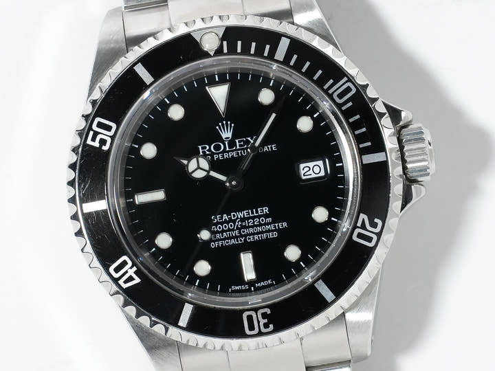 ロレックス シードゥエラー Ref.16600 ステンレススチール ブラック文字盤 中古 j2yzvwfj