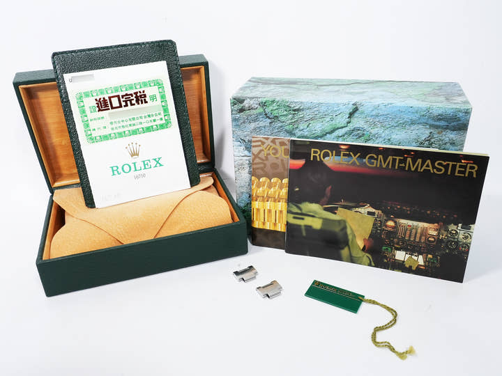 ロレックス GMTマスターII Ref.16710 ステンレススチール ブラック文字盤 オイスターブレスレット 中古 h2qp2owd