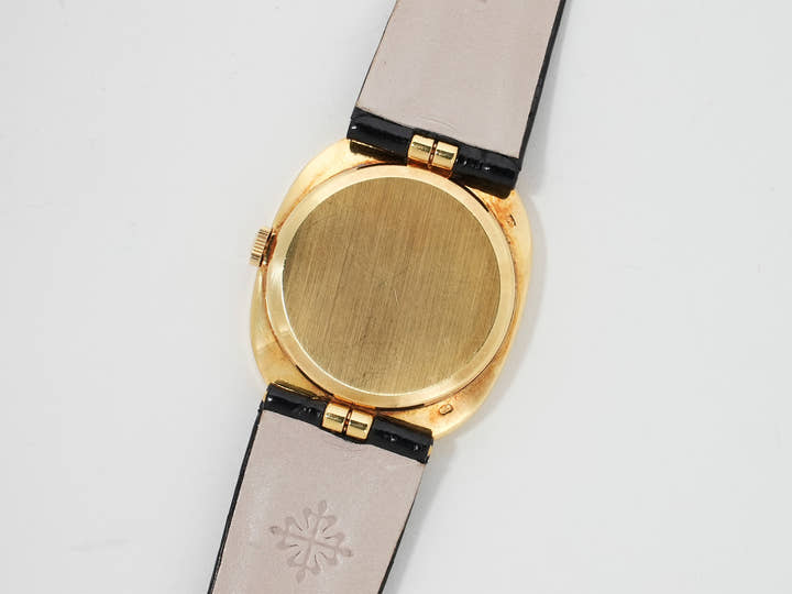 パテックフィリップ ゴールデンエリプス Ref.3848J イエローゴールド ブルー文字盤 中古 eey5vtfb