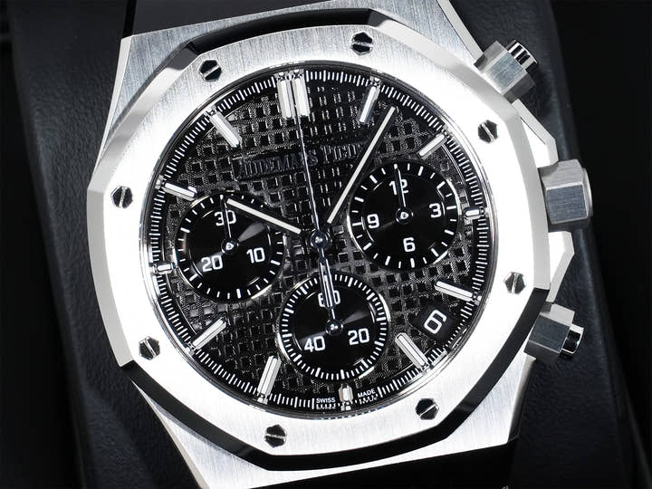 オーデマピゲ ロイヤルオーク クロノグラフ 50周年記念 Ref.26240ST.OO.1320ST.02 ステンレススチール ブラック文字盤 未使用 73dphxvd