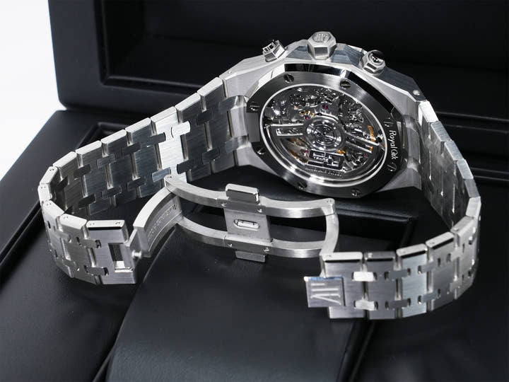 オーデマピゲ ロイヤルオーク クロノグラフ 50周年記念 Ref.26240ST.OO.1320ST.02 ステンレススチール ブラック文字盤 未使用 73dphxvd