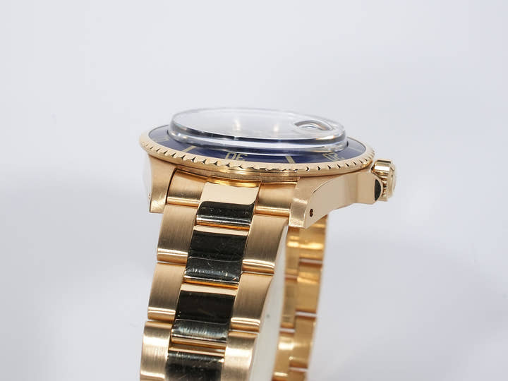 ロレックス サブマリーナー デイト Ref.1680/8 イエローゴールド ブルー文字盤 中古 esoad5tu