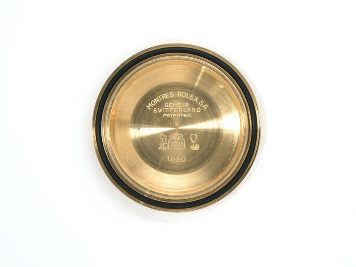 ロレックス サブマリーナー デイト Ref.1680/8 イエローゴールド ブルー文字盤 中古 esoad5tu