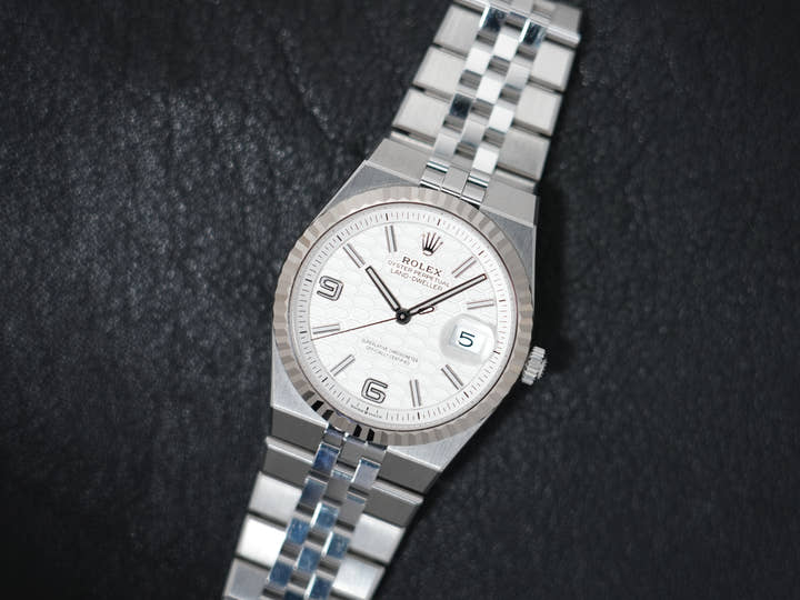 Rolex Land-Ho Ref.127234 Stainless Steel/White Gold White Dial Jubilee Bracelet Pre-owned peh94e73