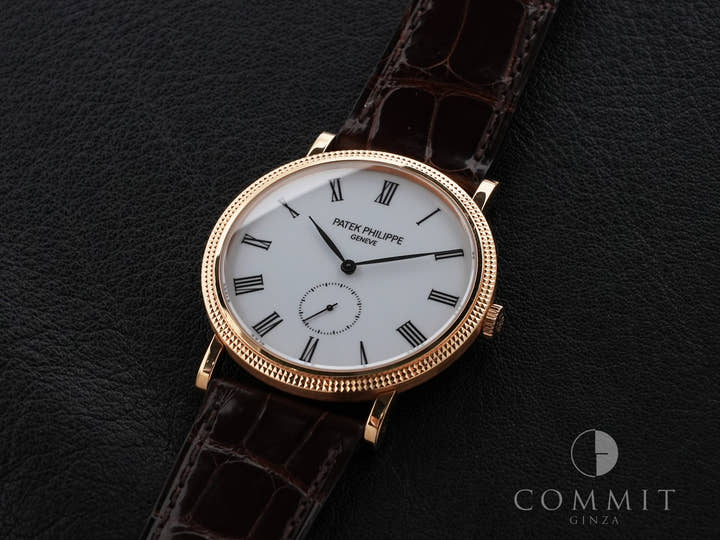 パテックフィリップ カラトラバ Ref.5119R-001 ローズゴールド ホワイト文字盤