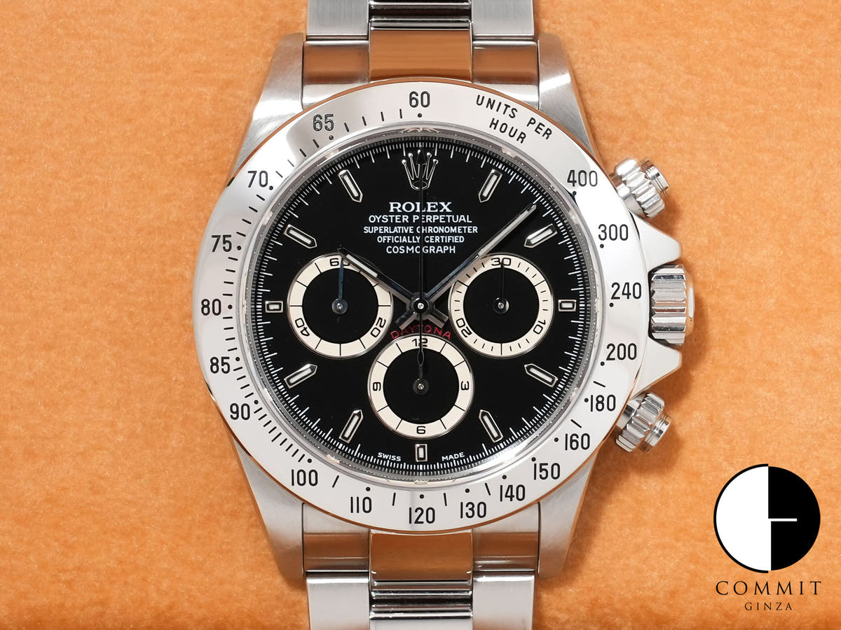 ロレックス デイトナ エルプリメロ Ref.16520 ステンレススチール ブラック文字盤 未使用 6qa7tgj9