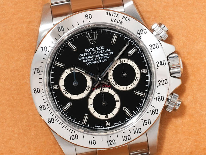 ロレックス デイトナ エルプリメロ Ref.16520 ステンレススチール ブラック文字盤 未使用 6qa7tgj9