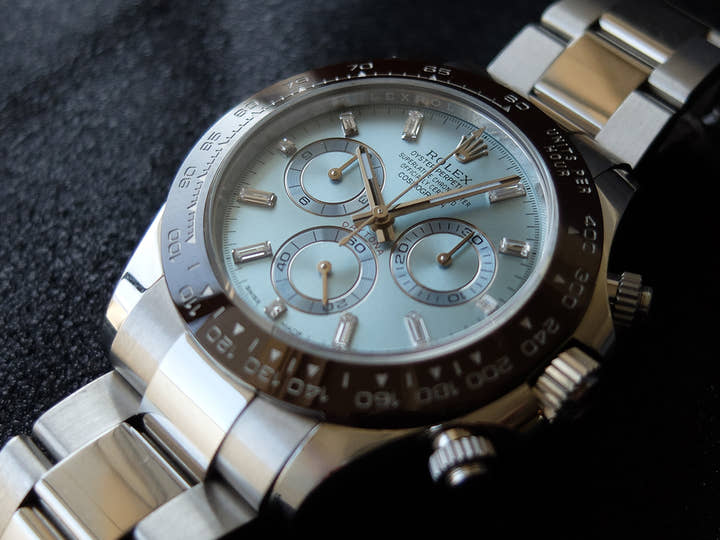 Rolex Daytona Ref. 116506A Platinum Ice Blue Dial