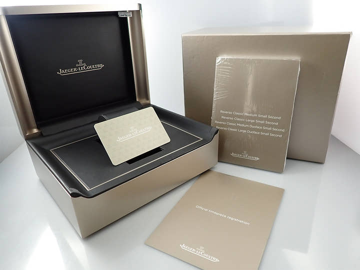 Jaeger-LeCoultre Reverso Classic Duo Small Second Ref.Q3848422 Silver Dial Used PX506964