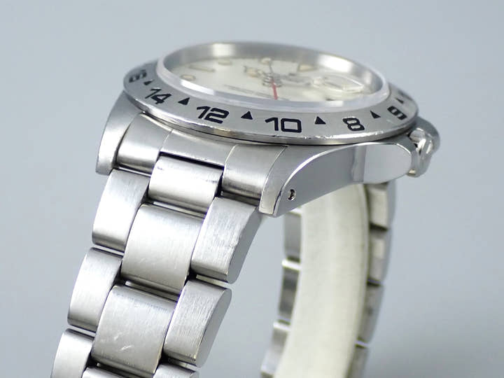 ロレックス エクスプローラーII Ref.16550 ステンレススチール ホワイト文字盤