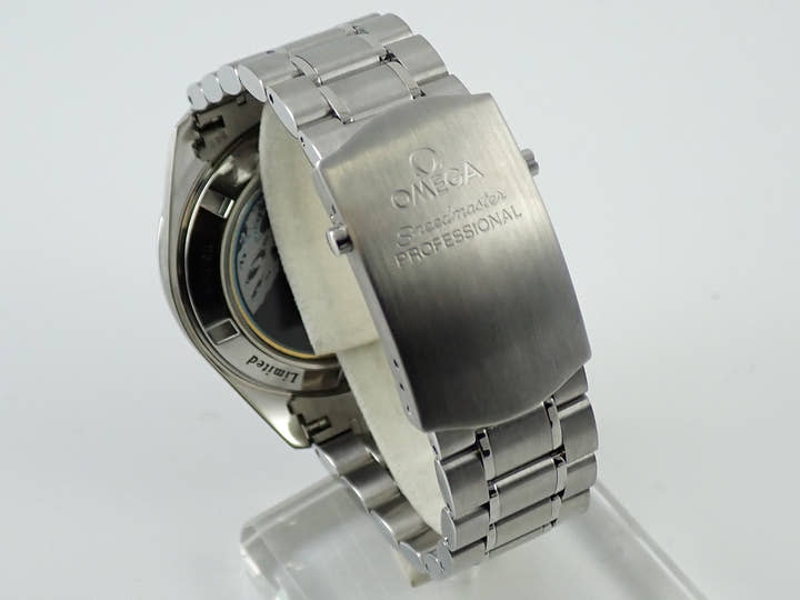 オメガ スピードマスター プロフェッショナル アポロ11号 35周年記念 Ref.3569.31.00 シルバー文字盤 美品 H7433W30