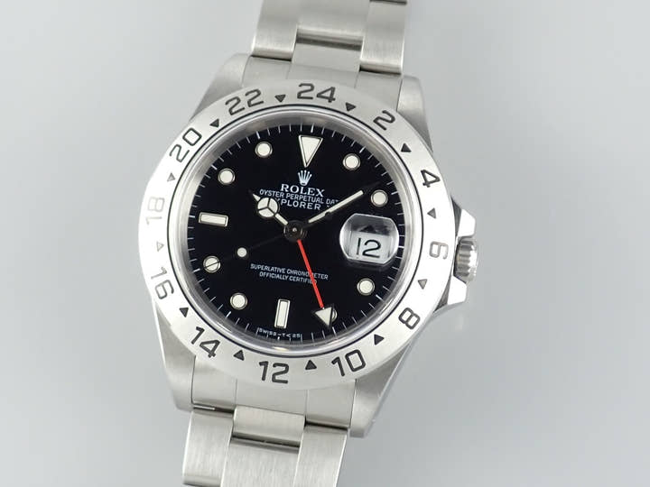 ロレックス エクスプローラーII Ref.16570 ブラック文字盤 中古 explorer2-90