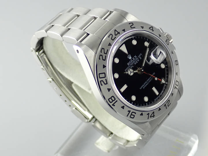 ロレックス エクスプローラーII Ref.16570 ブラック文字盤 中古 explorer2-90