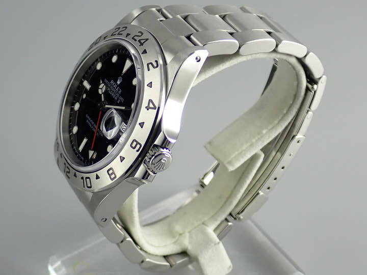 ロレックス エクスプローラーII Ref.16570 ブラック文字盤 中古 explorer2-90