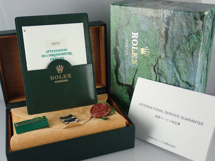 ロレックス エクスプローラーII Ref.16570 ブラック文字盤 中古 explorer2-90