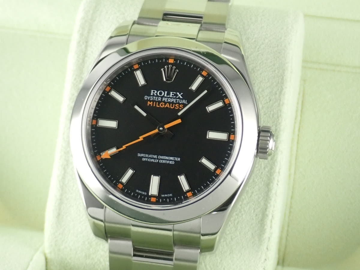 ロレックス ミルガウス Ref.116400 ブラック文字盤 中古 milgauss-27