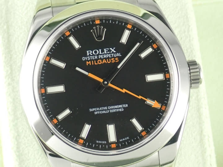 ロレックス ミルガウス Ref.116400 ブラック文字盤 中古 milgauss-27