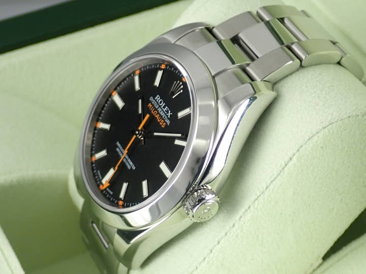 ロレックス ミルガウス Ref.116400 ブラック文字盤 中古 milgauss-27