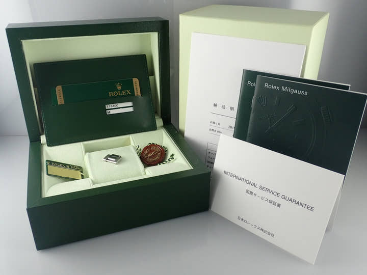 ロレックス ミルガウス Ref.116400 ブラック文字盤 中古 milgauss-27