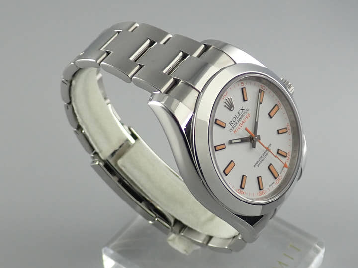ロレックス ミルガウス Ref.116400 ホワイト文字盤 中古 milgauss-33