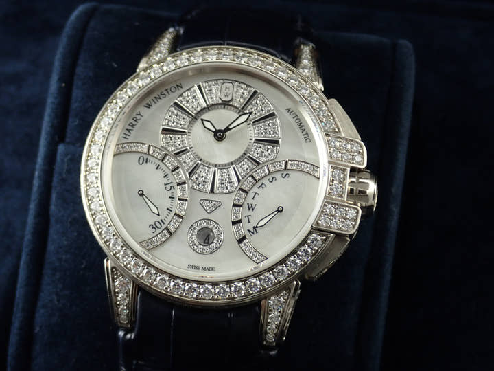 ハリーウィンストン オーシャン Ref.OCEABI42WW002 シェル文字盤 中古 ocean-9