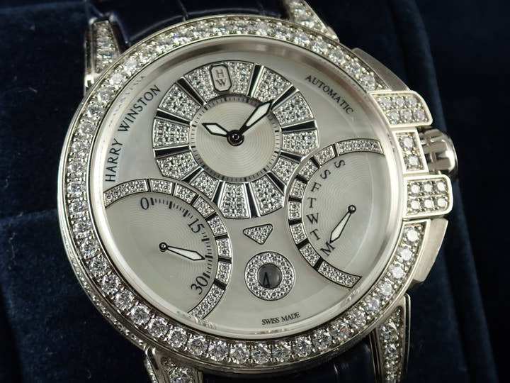 ハリーウィンストン オーシャン Ref.OCEABI42WW002 シェル文字盤 中古 ocean-9