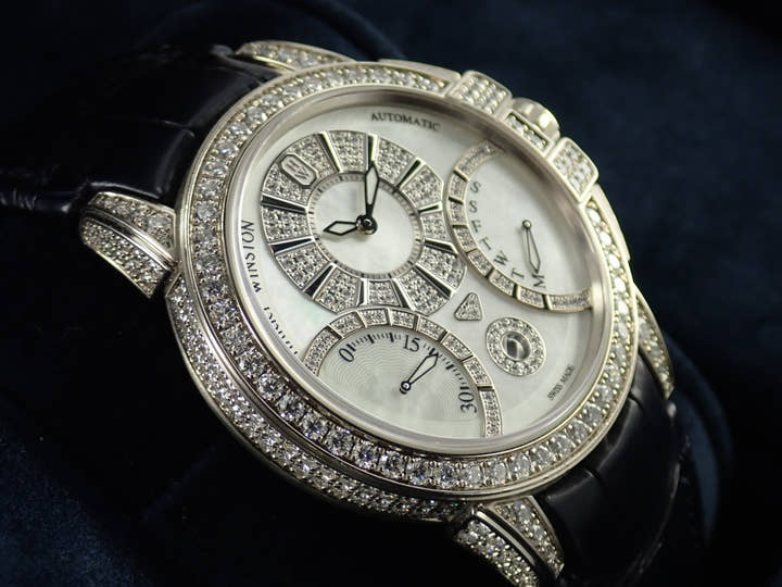 ハリーウィンストン オーシャン Ref.OCEABI42WW002 シェル文字盤 中古 ocean-9