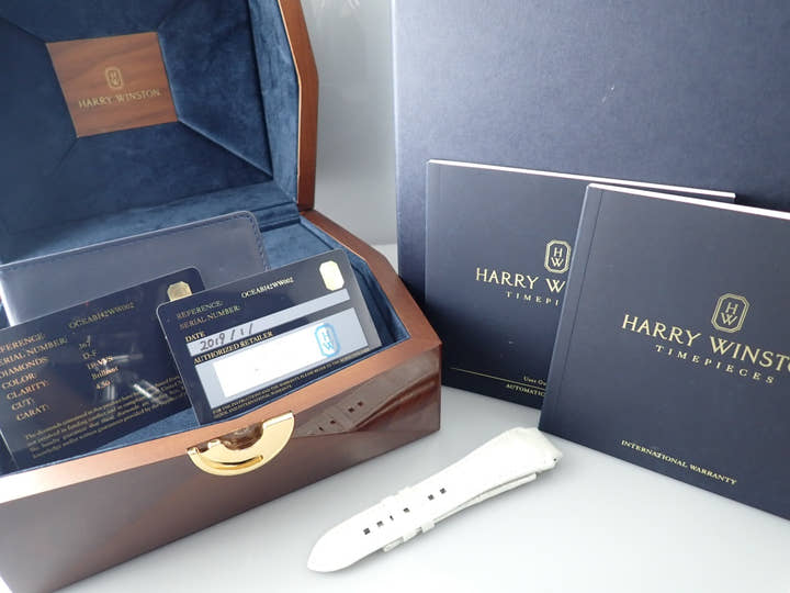 ハリーウィンストン オーシャン Ref.OCEABI42WW002 シェル文字盤 中古 ocean-9