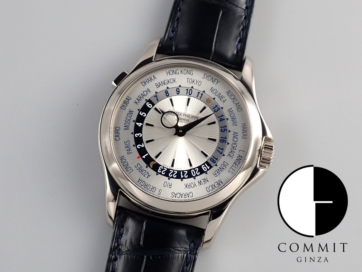 パテックフィリップ ワールドタイム Ref.5130G-001 シルバー文字盤 中古 worldtime-35