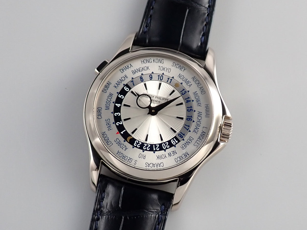 パテックフィリップ ワールドタイム Ref.5130G-001 シルバー文字盤 中古 worldtime-35