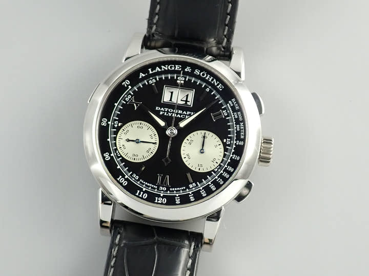A.ランゲ&ゾーネ ダトグラフ Ref.403.035 ブラック文字盤 中古 datograph-9