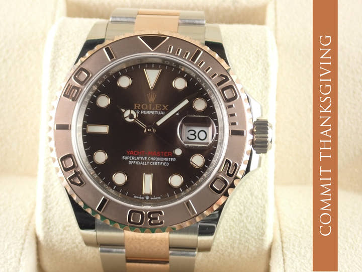 ロレックス ヨットマスター Ref.126621 チョコレート文字盤 未使用 yacht-master-90