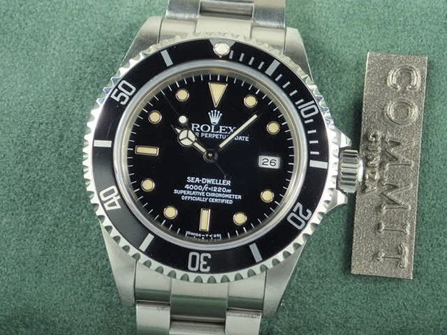 ロレックス シードゥエラー Ref.16600 ブラック文字盤 中古 post-39916