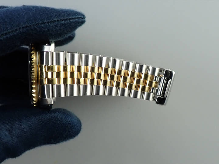 ロレックス GMTマスターII Ref.16713 ステンレススチール/イエローゴールド ブラック文字盤 ジュビリーブレスレット 中古 SM45PT31